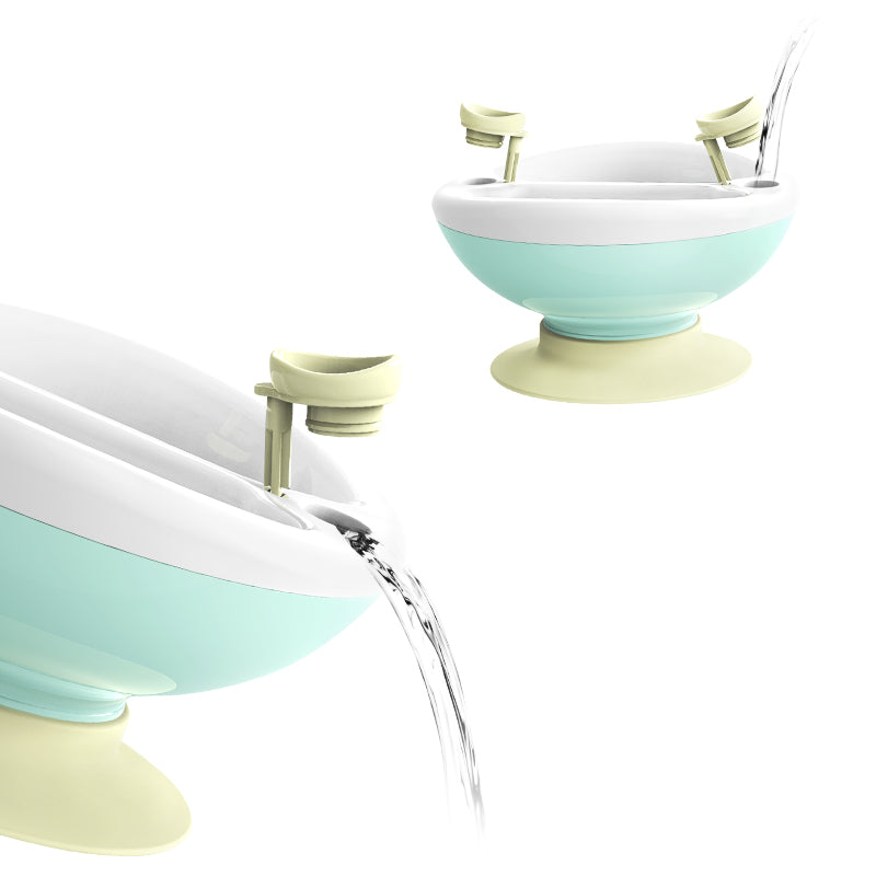 Kids Insulated Feeding Bowl - 250ml Thermal Warming Bowl with Spoon for Babies & Toddlers, BPA-Free (Mist Green, Coral Pink)