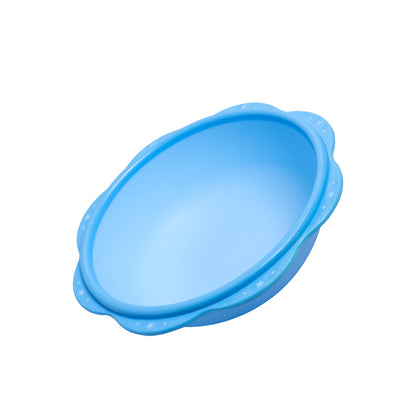 Austtbaby Petal Baby Bath Basin | 23cm Inner Diameter BPA-Free Plastic Wash Basin for Newborn Care (Pink, Green, Blue)