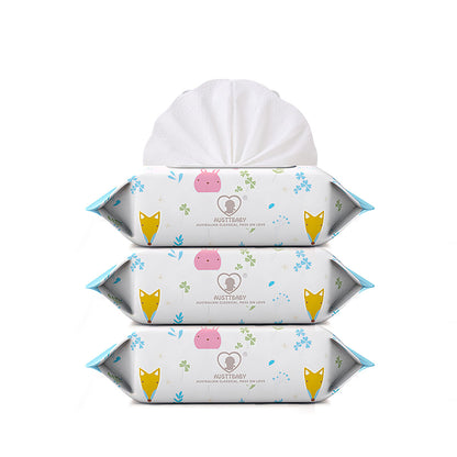 Austtbaby Baby Wipes 80 Wipes 24 Packs | 99.9% Pure Water | Unscented & Hypoallergenic for Newborn Sensitive Skin